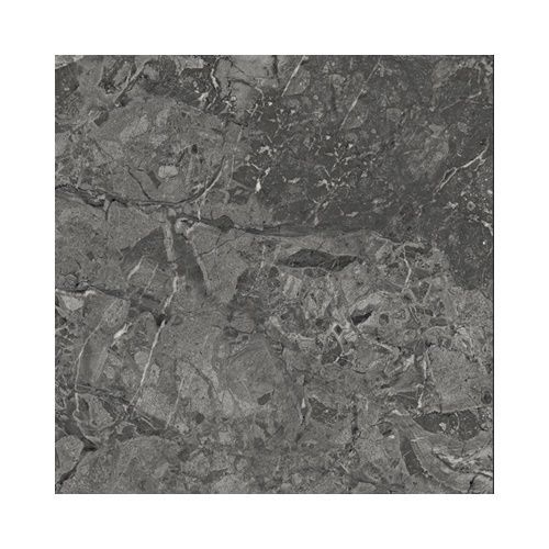 Плитка керамогранит Brecia Темно-серый глянцевый