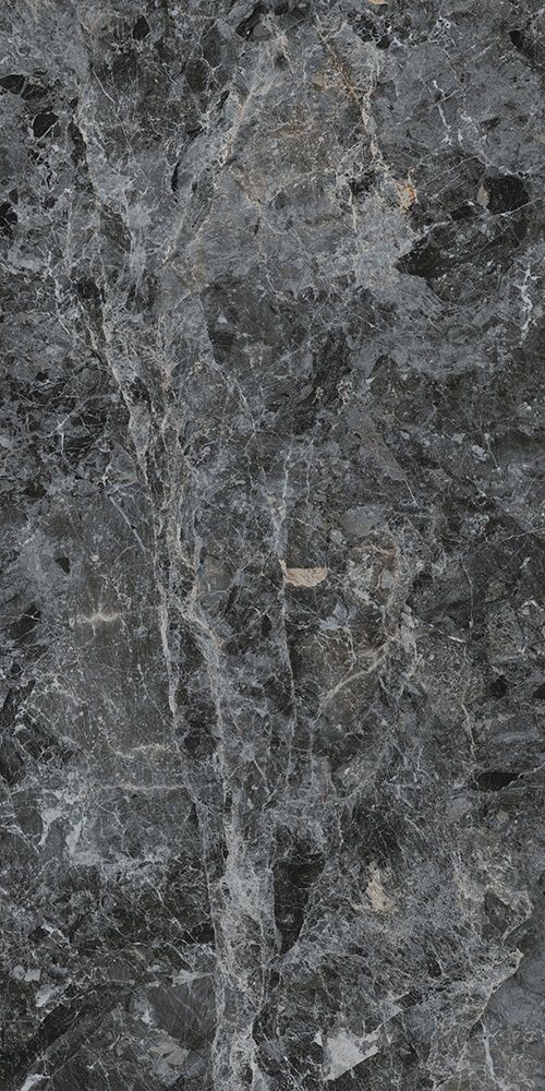 Плитка керамогранит MarbleSystem Бреча Черный лаппатированный