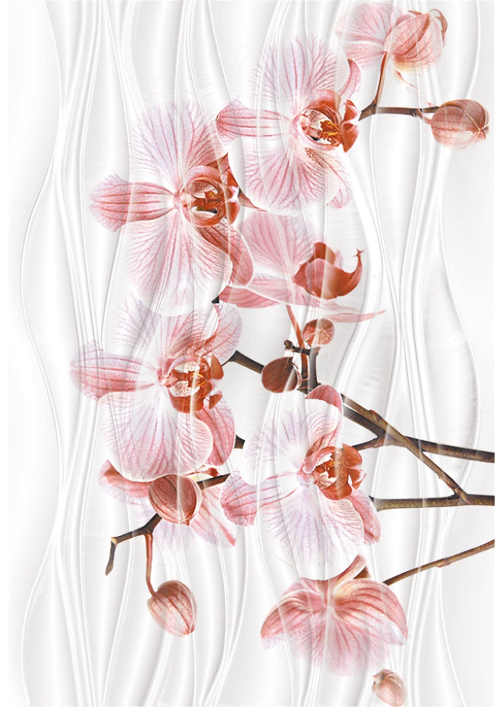Декор керамический D Орхидея матовый