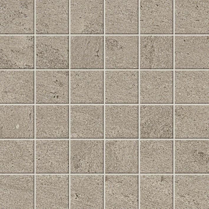 Мозаика керамогранит Wise Silver Grey лаппатированный