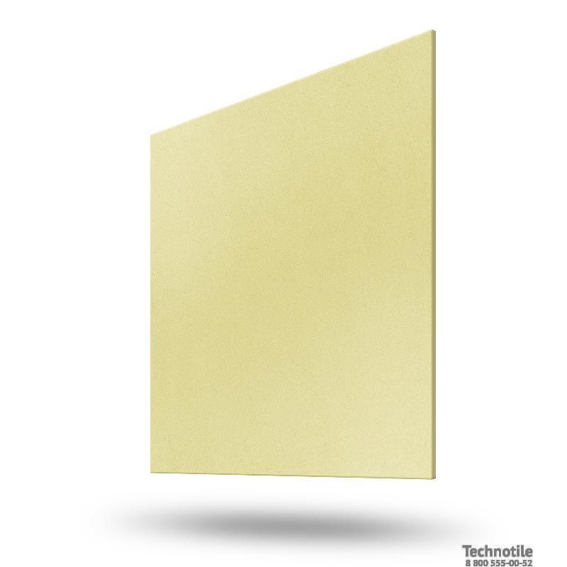 Плитка керамогранит Моноколор УФ035 Светло-желтый матовый