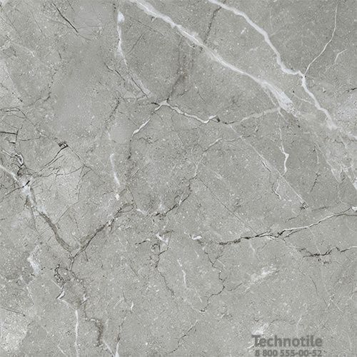 Плитка керамогранит СилкМарбл K947791R Бреча Серый матовый