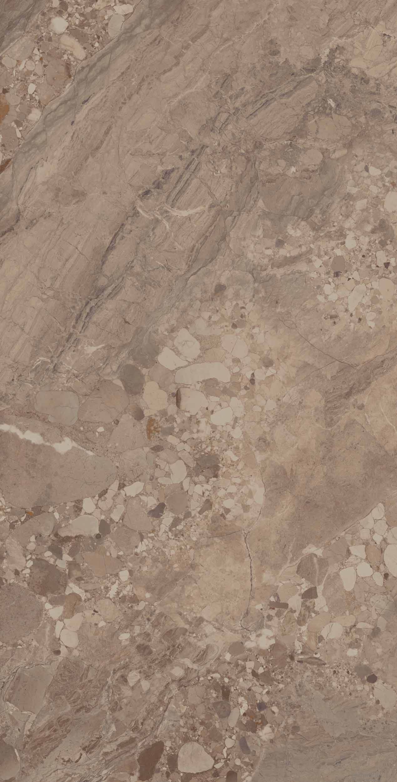 Плитка керамогранит Оушенмист OM03 Коричневый полированный