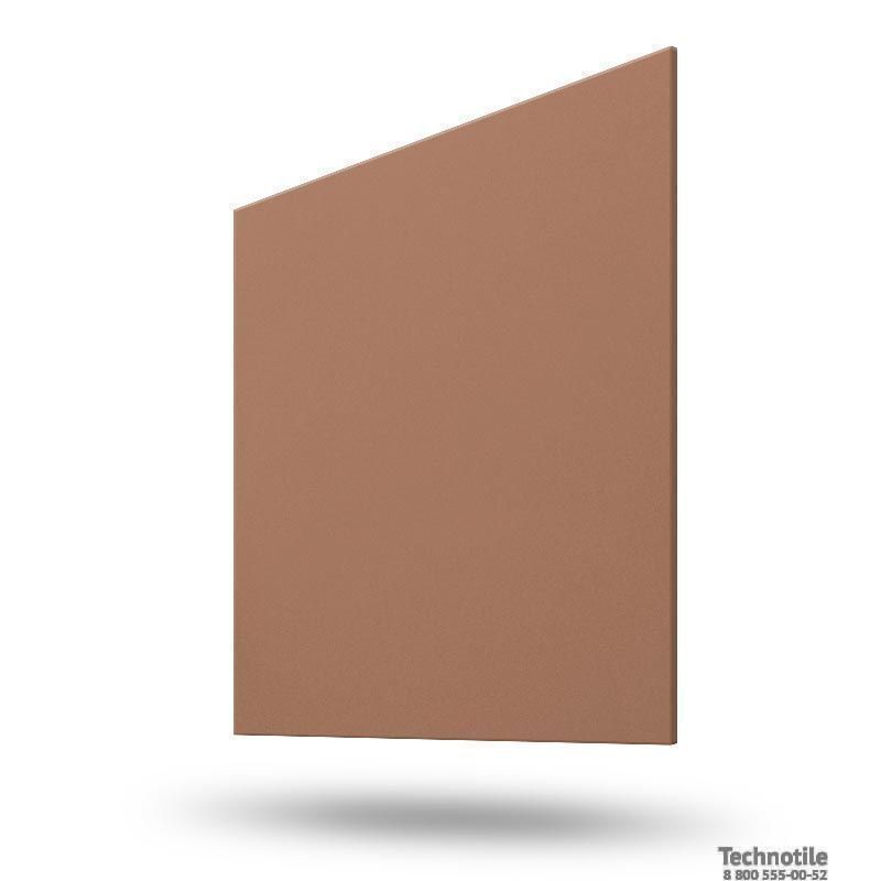 Плитка керамогранит Моноколор УФ033 Кирпичный матовый