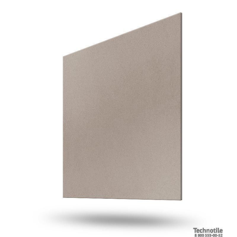 Плитка керамогранит Моноколор УФ005 Кофе с молоком матовый