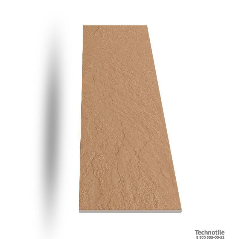 Плитка керамогранит Моноколор UF032 Светло-кирпичный рельеф