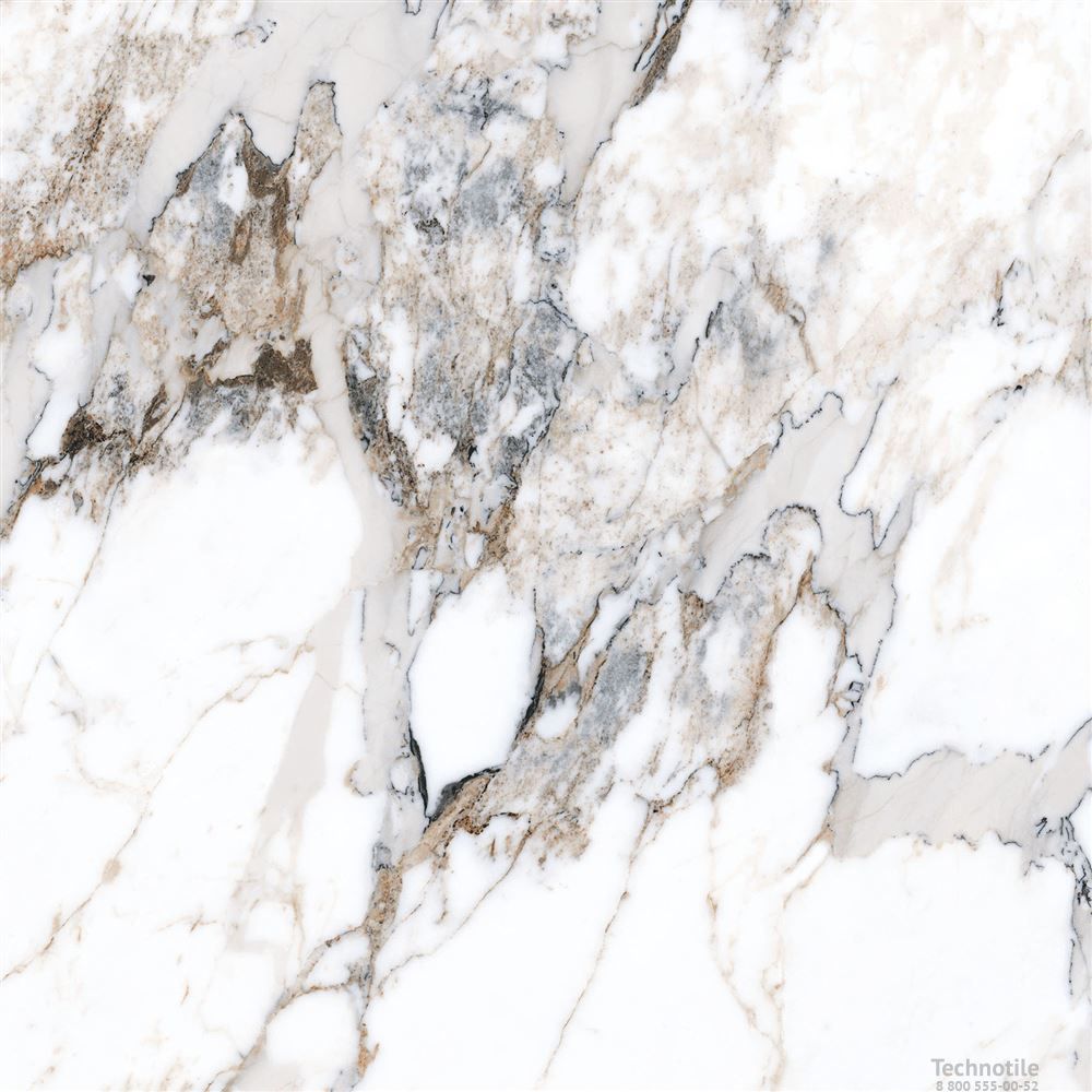Плитка керамогранит Marble-X Бреча Капрайа Белый лаппатированный