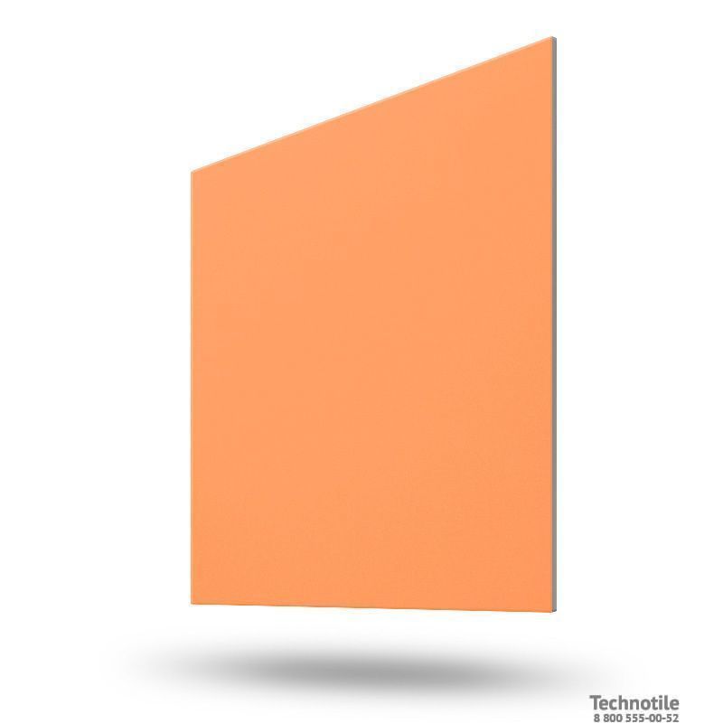 Плитка керамогранит Моноколор UF026 Насыщенно-оранжевый матовый