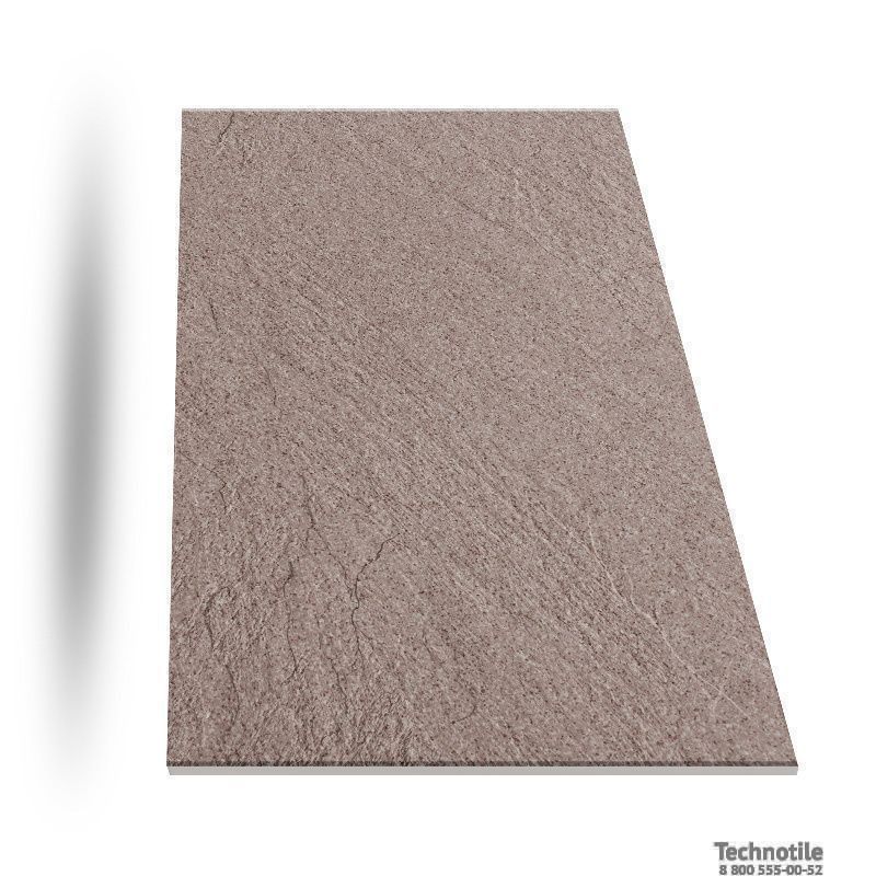 Плитка керамогранит Соль-перец У118 Коричневый рельеф