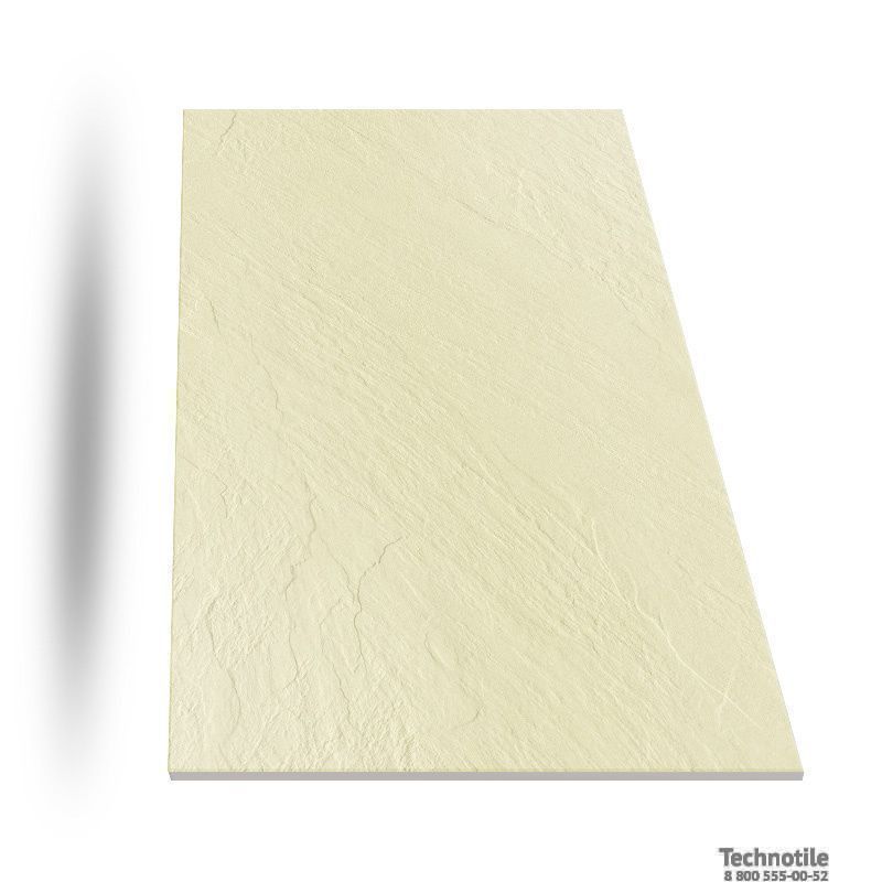 Плитка керамогранит Моноколор UF034 Слоновая кость рельеф