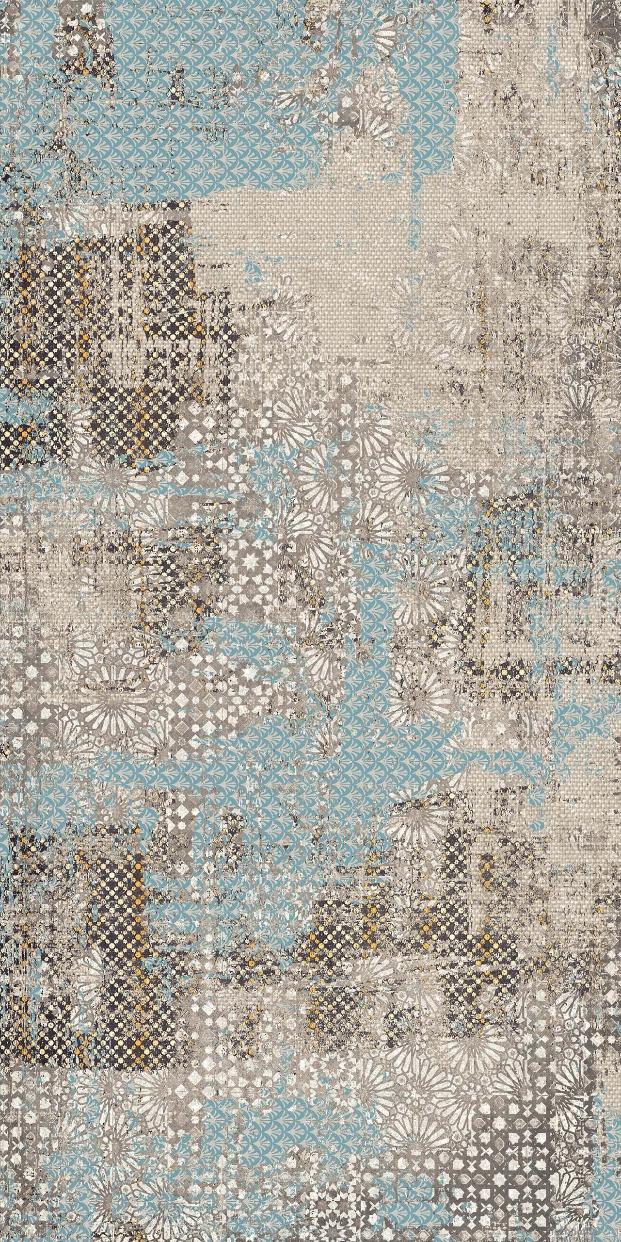 Плитка керамогранит Amber Illusion EXD401 Vintage Inserto матовый