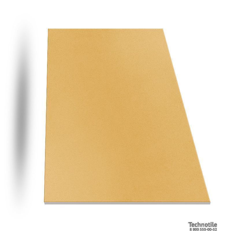 Плитка керамогранит Моноколор УФ015 Горчичный матовый