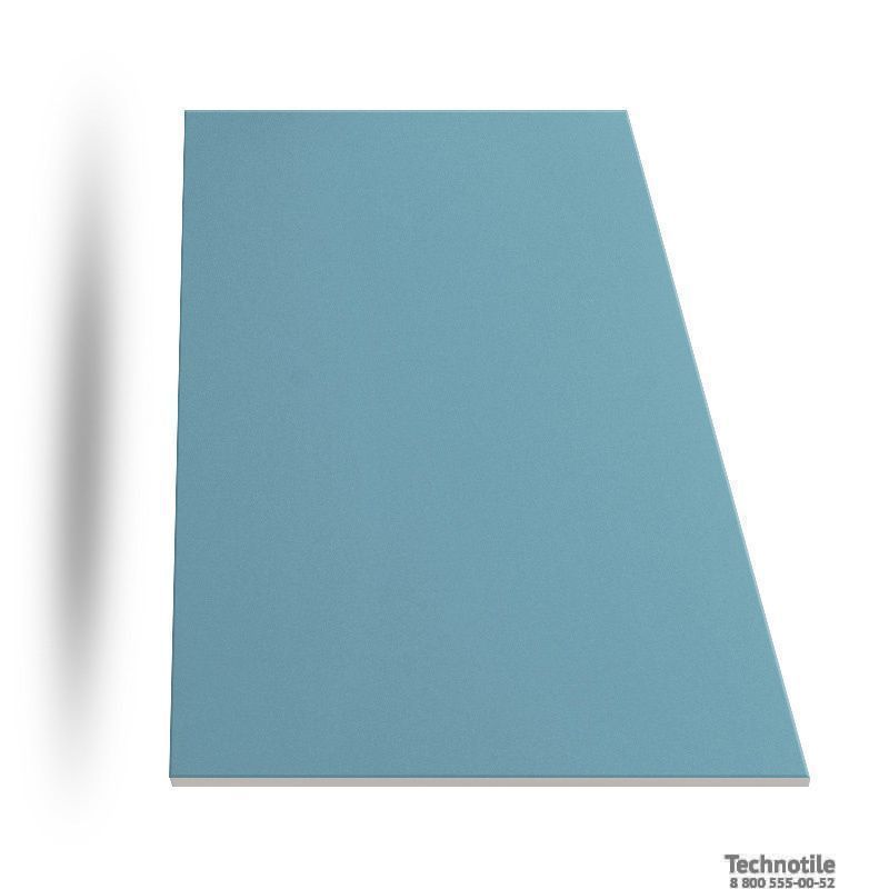 Плитка керамогранит Моноколор UF008 Голубой матовый