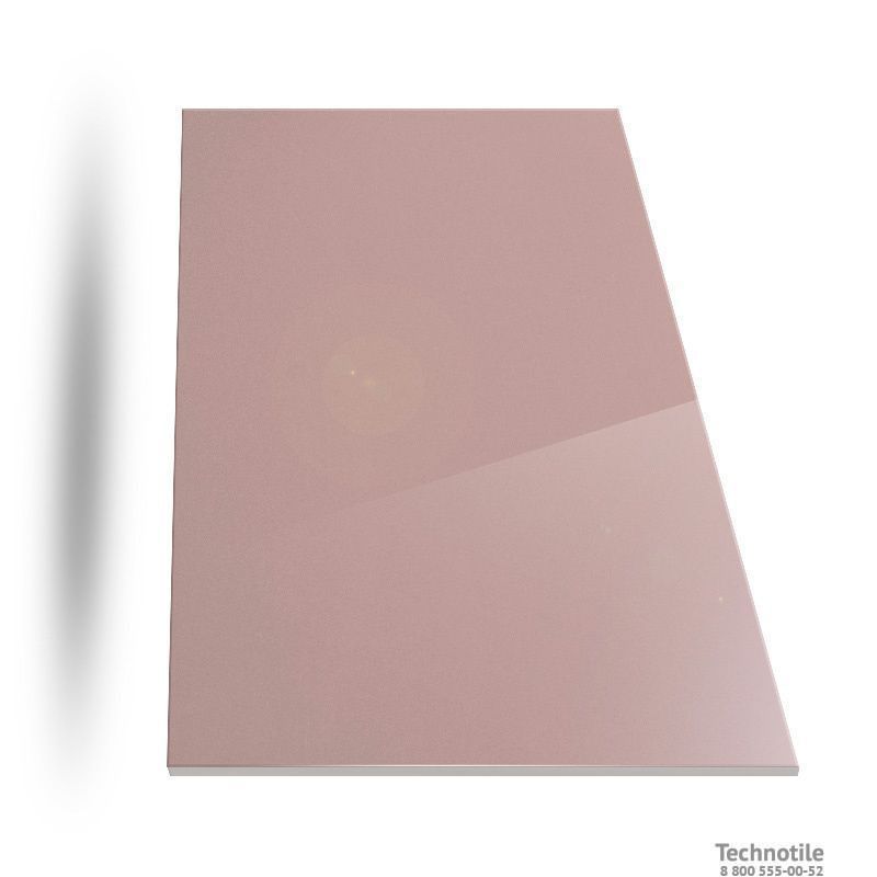Плитка керамогранит Моноколор UF009 Розовый полированный
