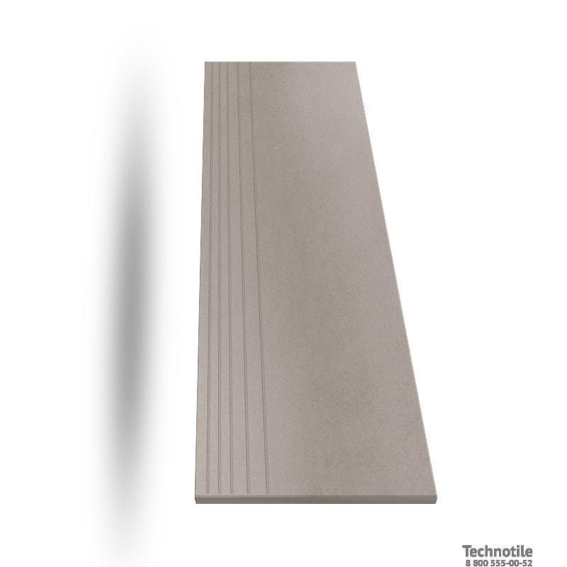 Ступень керамогранит Моноколор UF005 Кофе с молоком матовый