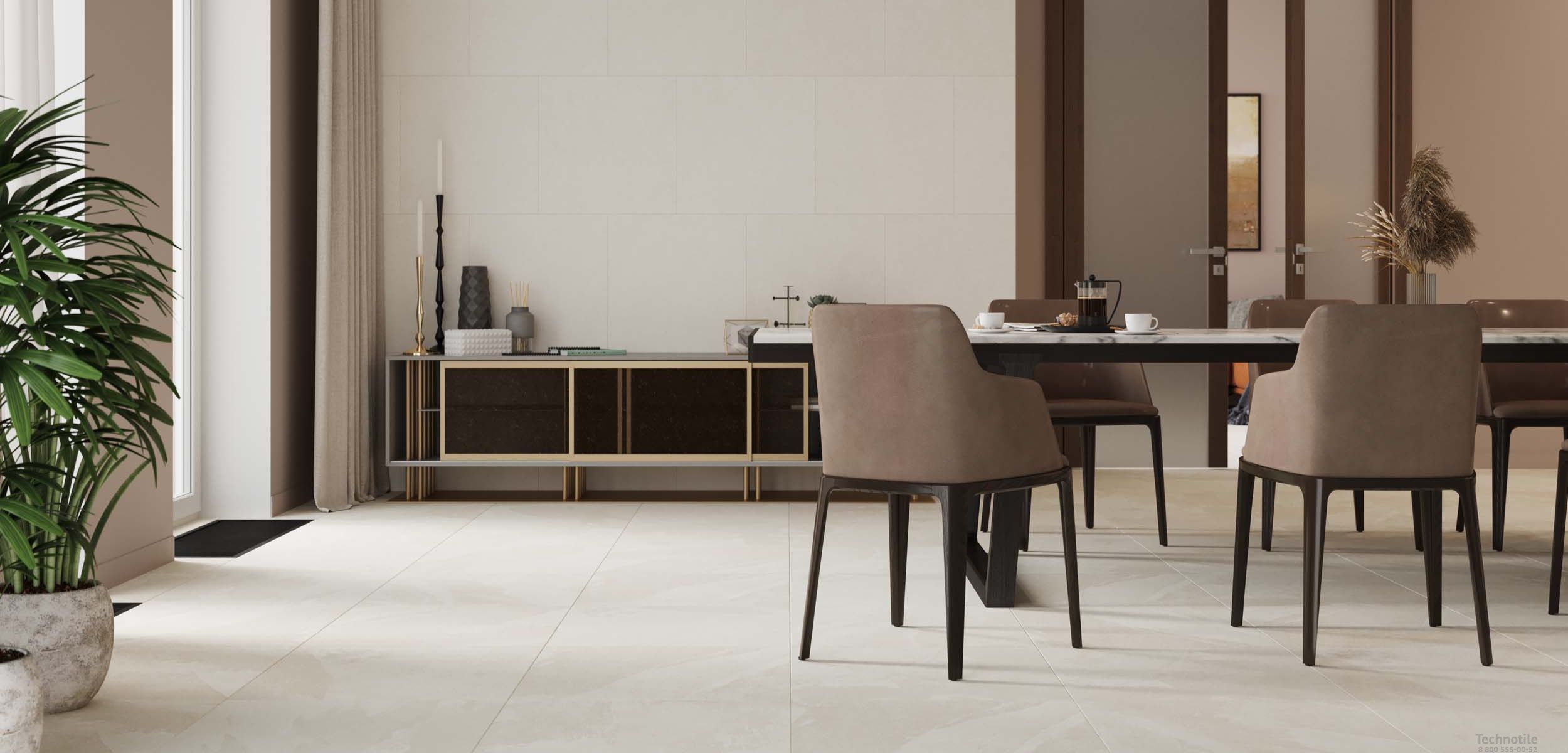 Плитка керамогранит Luna LN00 Белый матовый