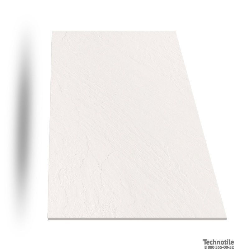 Плитка керамогранит Моноколор UF001 Белый рельеф