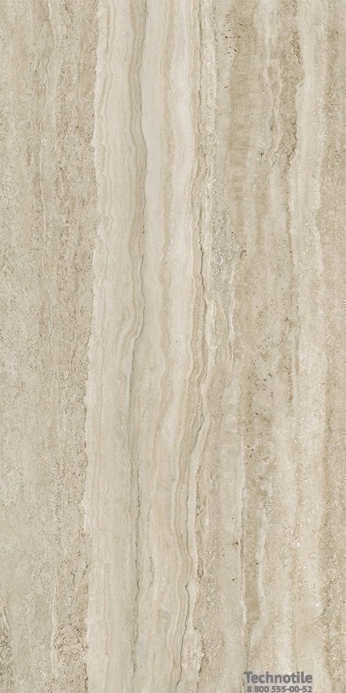 Плитка керамогранит СитиСтоун K951847R Травертин Линейный матовый