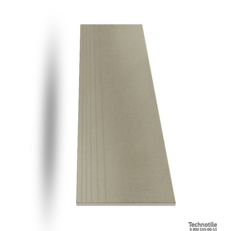 Ступень керамогранит Моноколор UF036 Кварц матовый