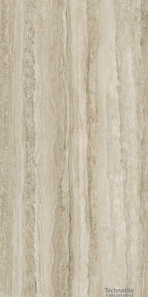 Плитка керамогранит СитиСтоун K951847R Травертин Линейный матовый