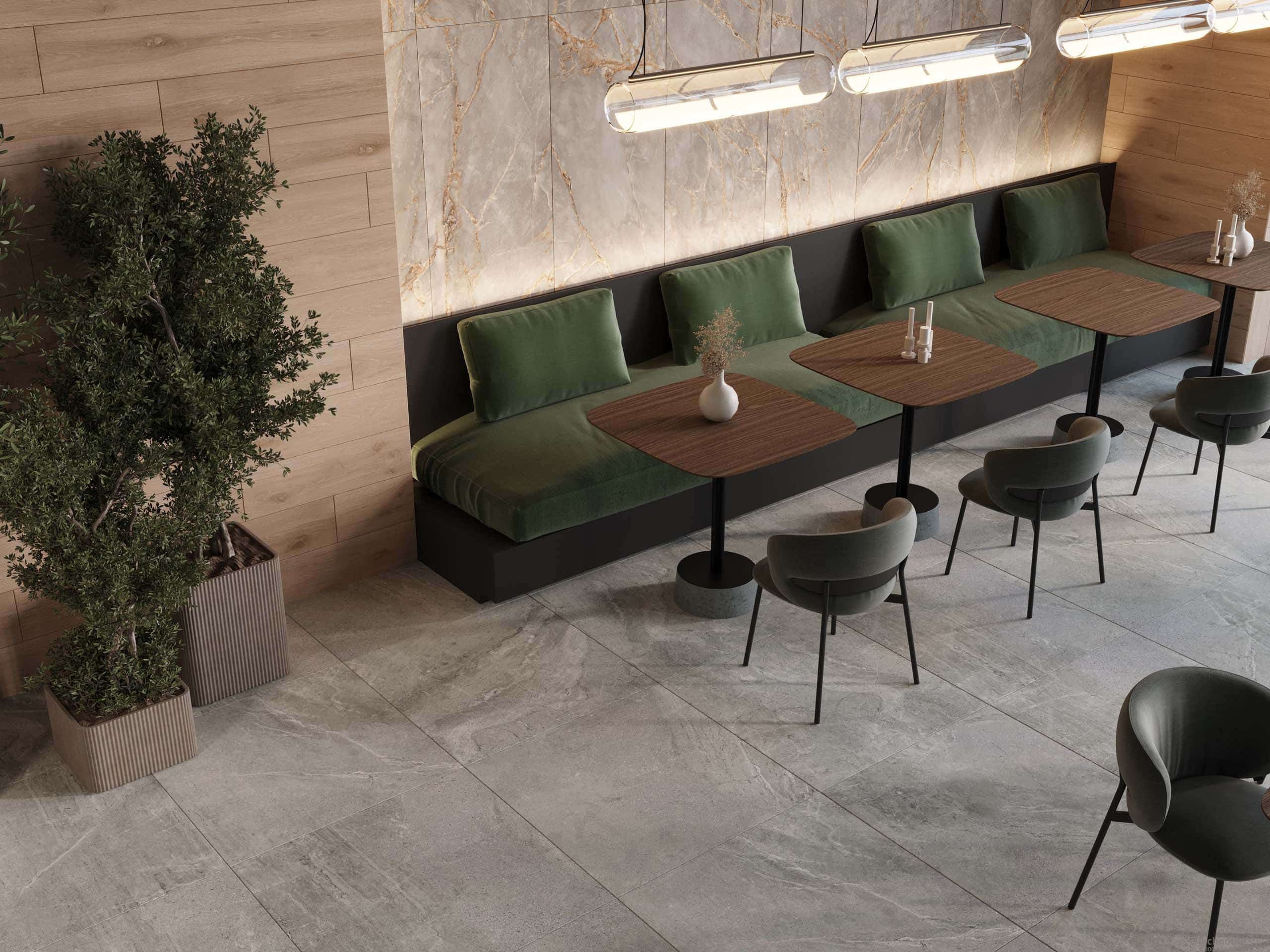 Плитка керамогранит Intense IN01 Серый матовый