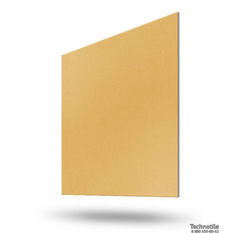 Плитка керамогранит Моноколор УФ015 Горчичный матовый