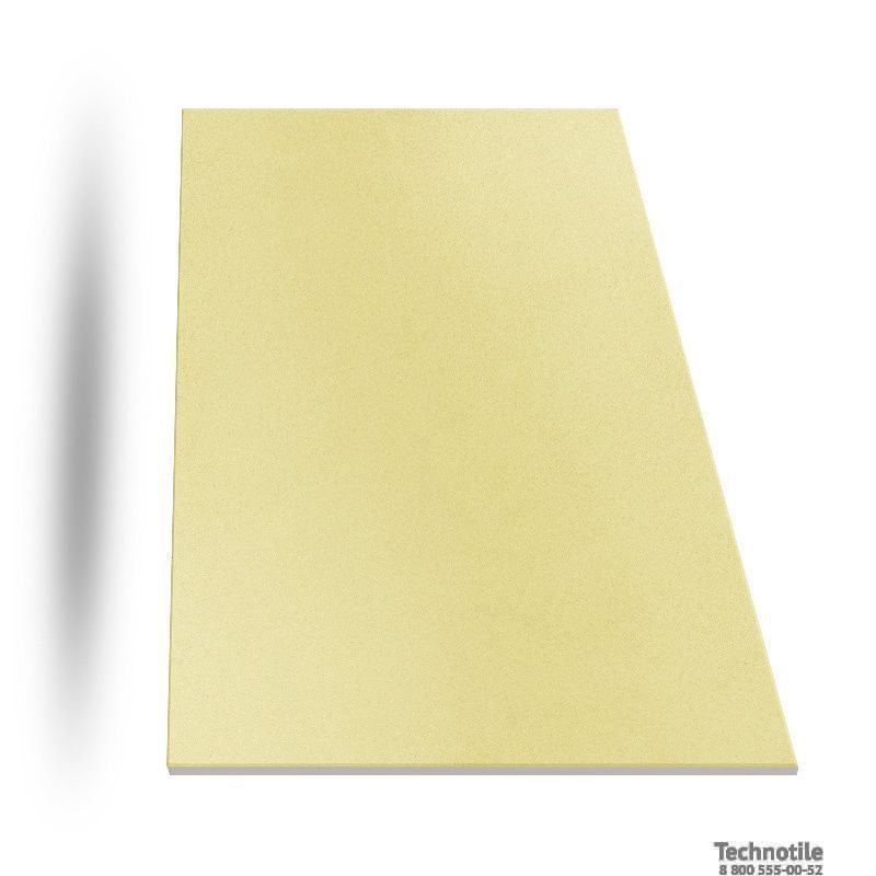 Плитка керамогранит Моноколор УФ035 Светло-желтый матовый