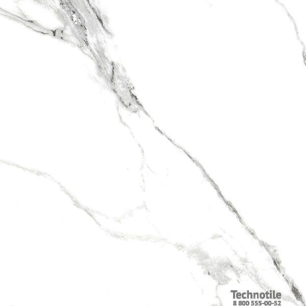 Плитка керамогранит Нейва ГР390 Белый матовый