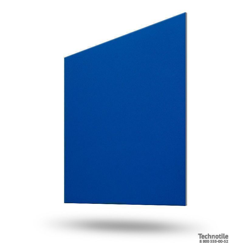 Плитка керамогранит Моноколор УФ025 Насыщенно-синий матовый