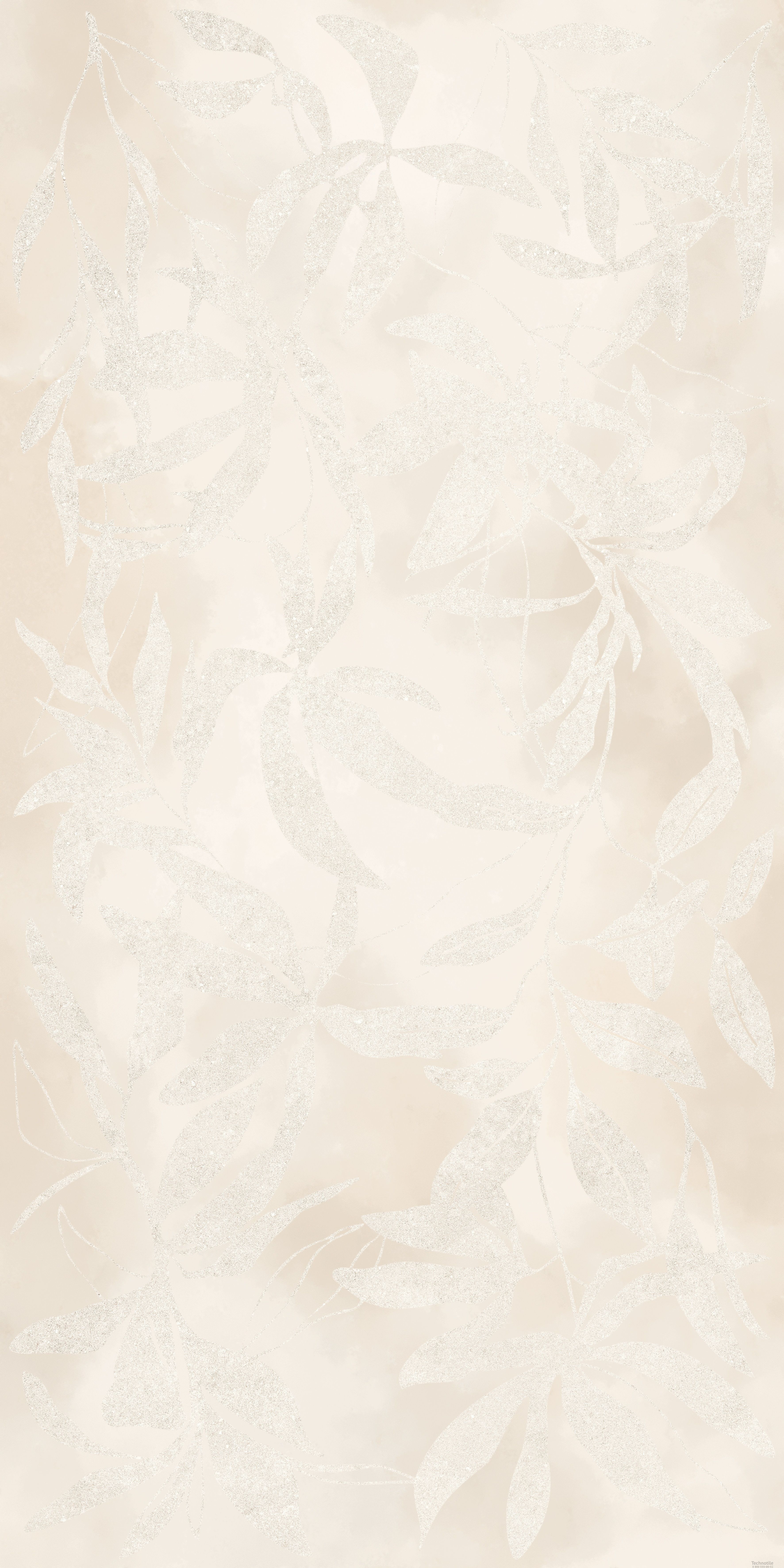 Плитка керамогранит ArtWall Цветы Слоновая Кость матовый