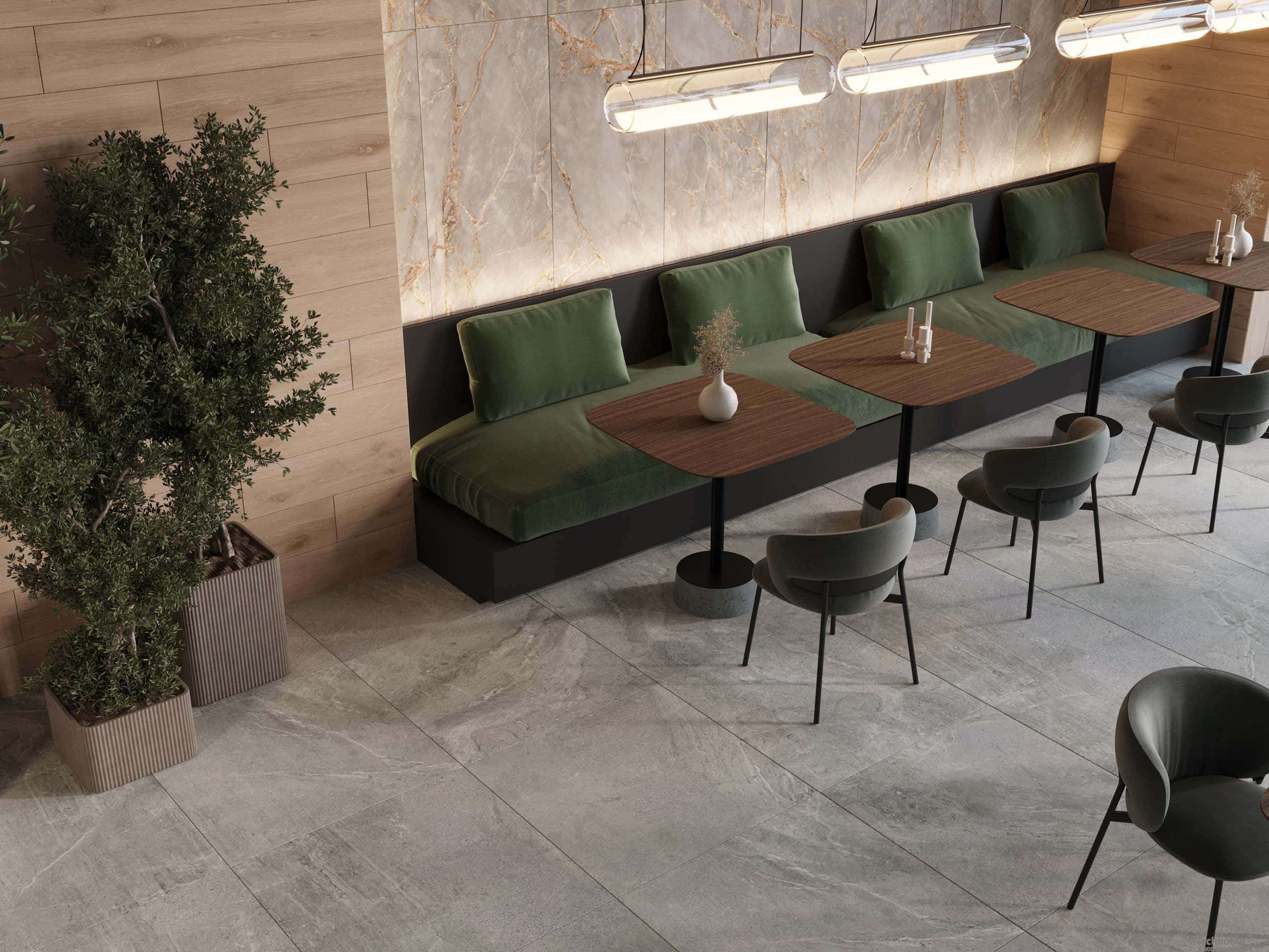 Плитка керамогранит Интенс IN01 Серый матовый