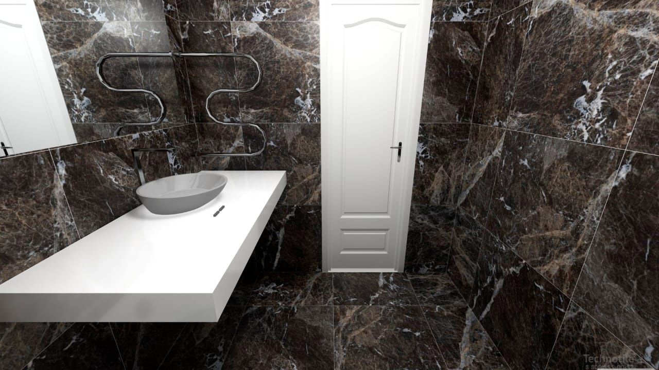 Плитка керамогранит Симбел GRS05-03 Карбон матовый