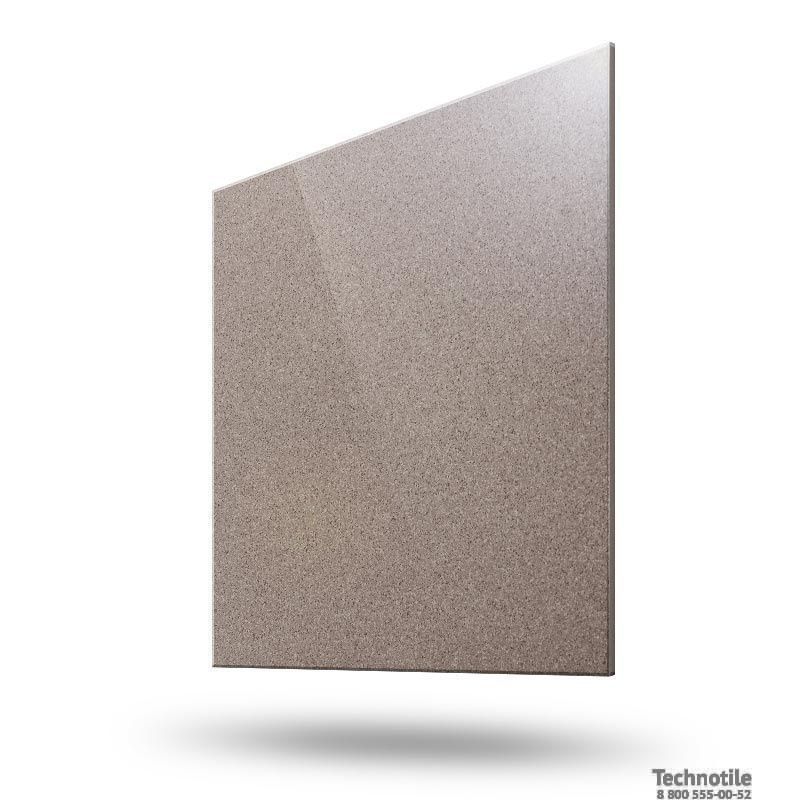 Плитка керамогранит Соль-перец У118 Коричневый полированный