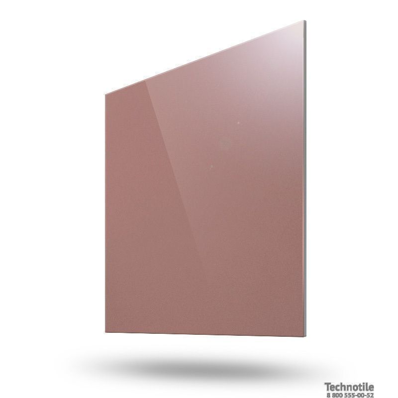 Плитка керамогранит Моноколор УФ014 Терракотовый полированный