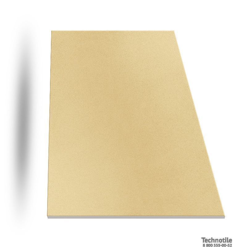 Плитка керамогранит Моноколор УФ011 Желтый матовый