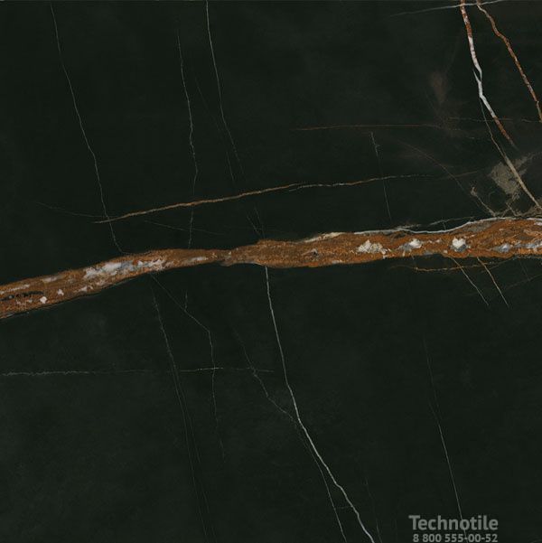 Плитка керамогранит Граните Люссо Неро матовый