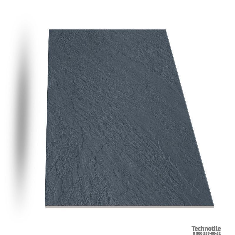 Плитка керамогранит Моноколор UF039 Океан рельеф