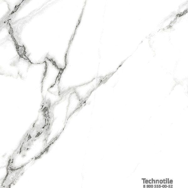 Плитка керамогранит Нейва ГР390 Белый матовый