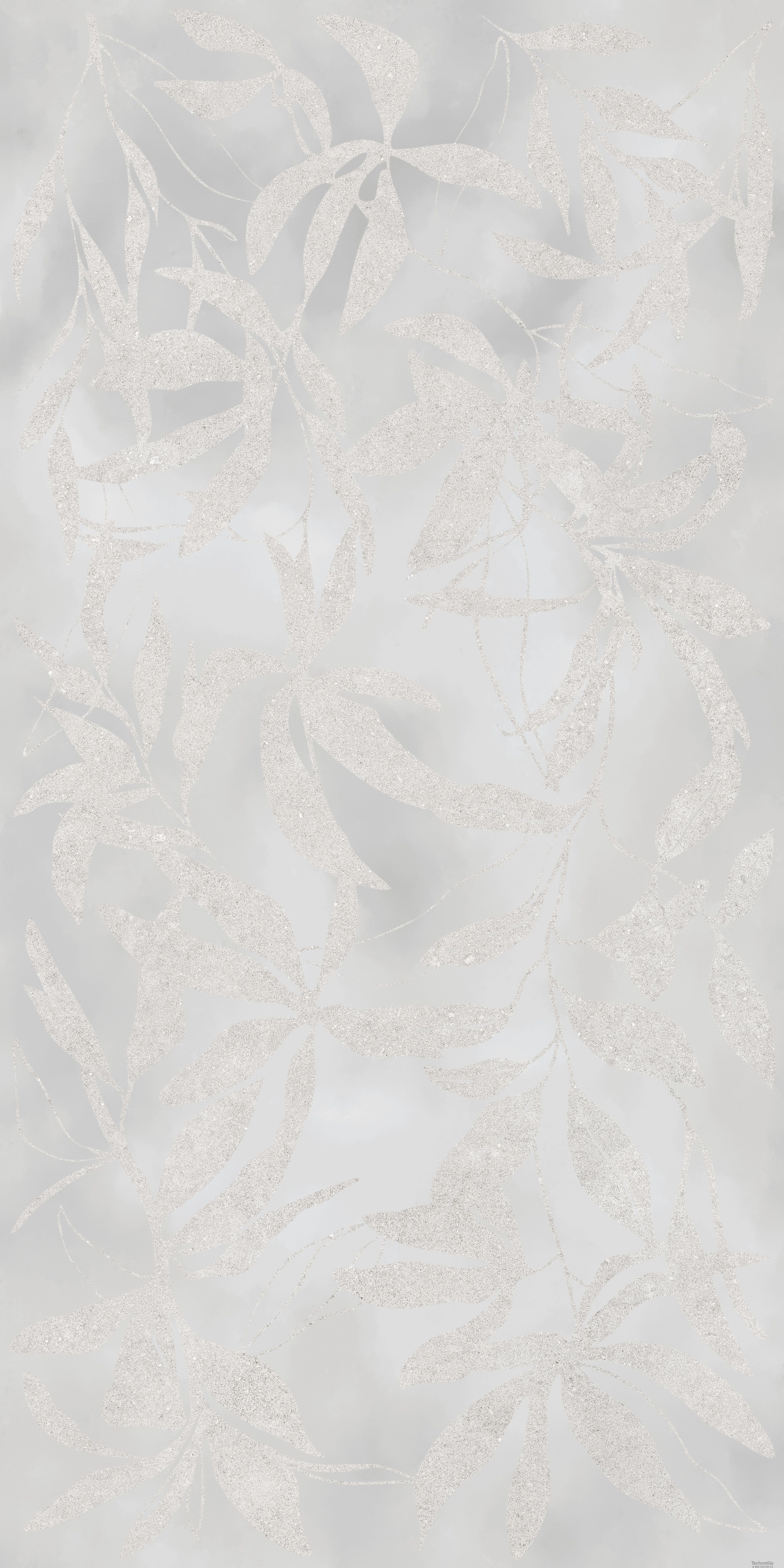 Плитка керамогранит АртВолл K958008R Цветы Серый матовый