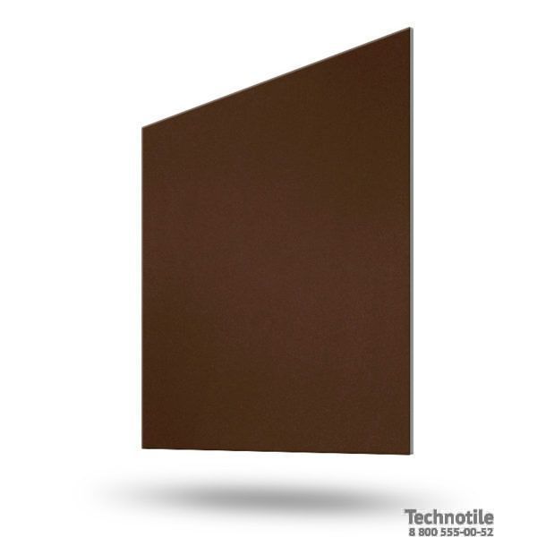 Плитка керамогранит Моноколор УФ027 Кофейный матовый