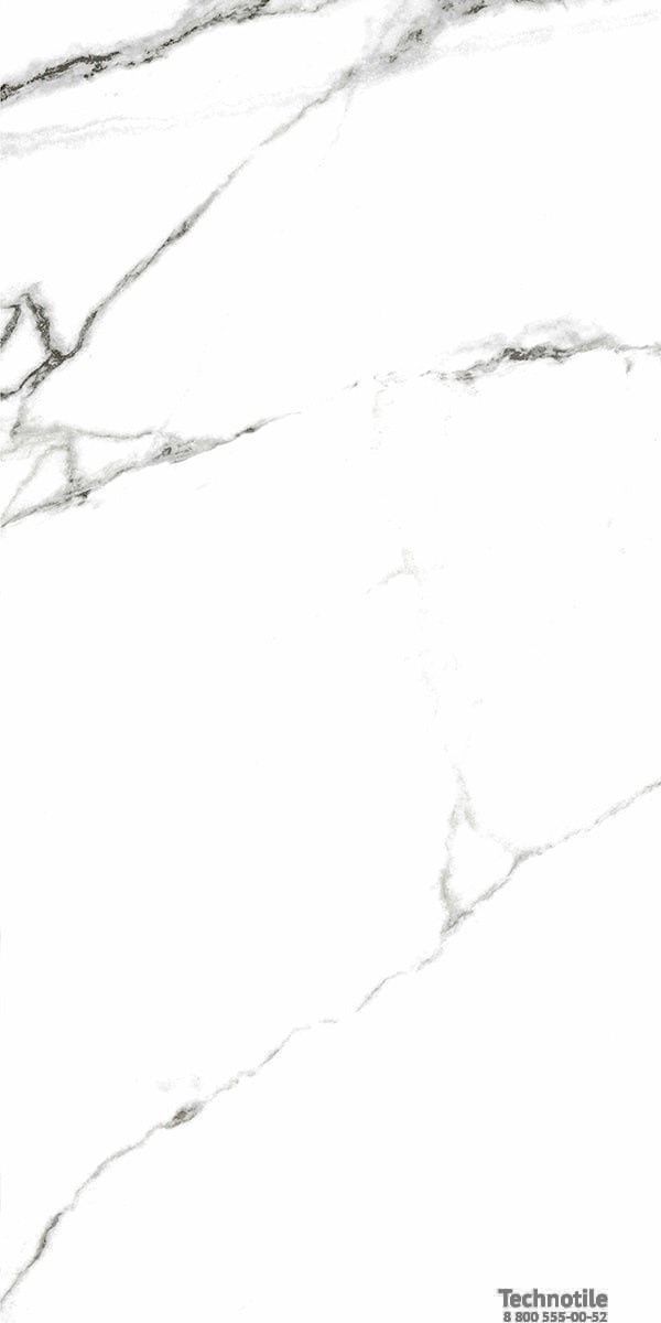 Плитка керамогранит Нейва ГР390 Белый матовый