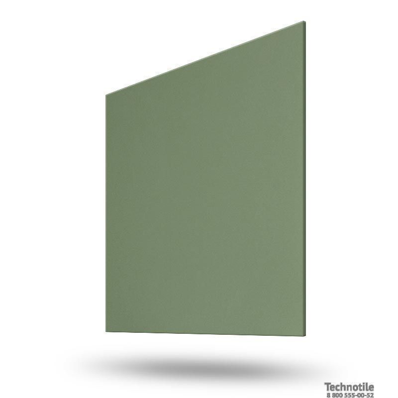 Плитка керамогранит Моноколор УФ007 Зеленый матовый