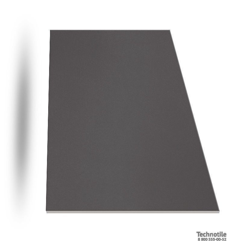 Плитка керамогранит Моноколор UF013 Черный матовый