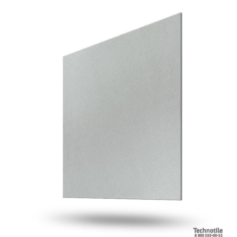 Плитка керамогранит Моноколор УФ002 Светло-серый матовый