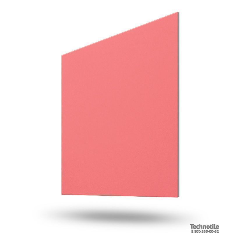 Плитка керамогранит Моноколор УФ023 Насыщенно-красный матовый