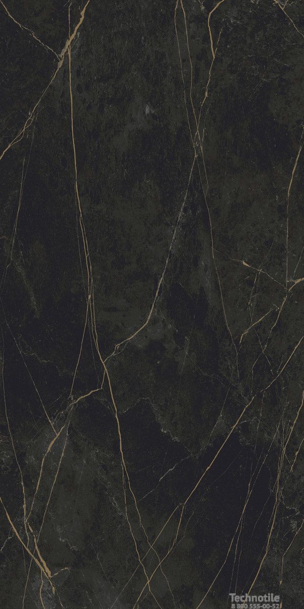 Плитка керамогранит Граните Сандра Черно-оливковый матовый