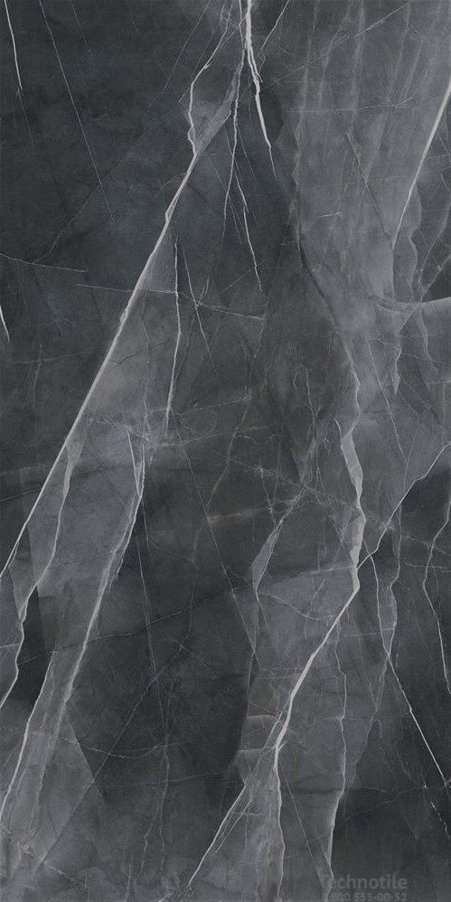 Плитка керамогранит CityMarble Калакатта Блэк лаппатированный