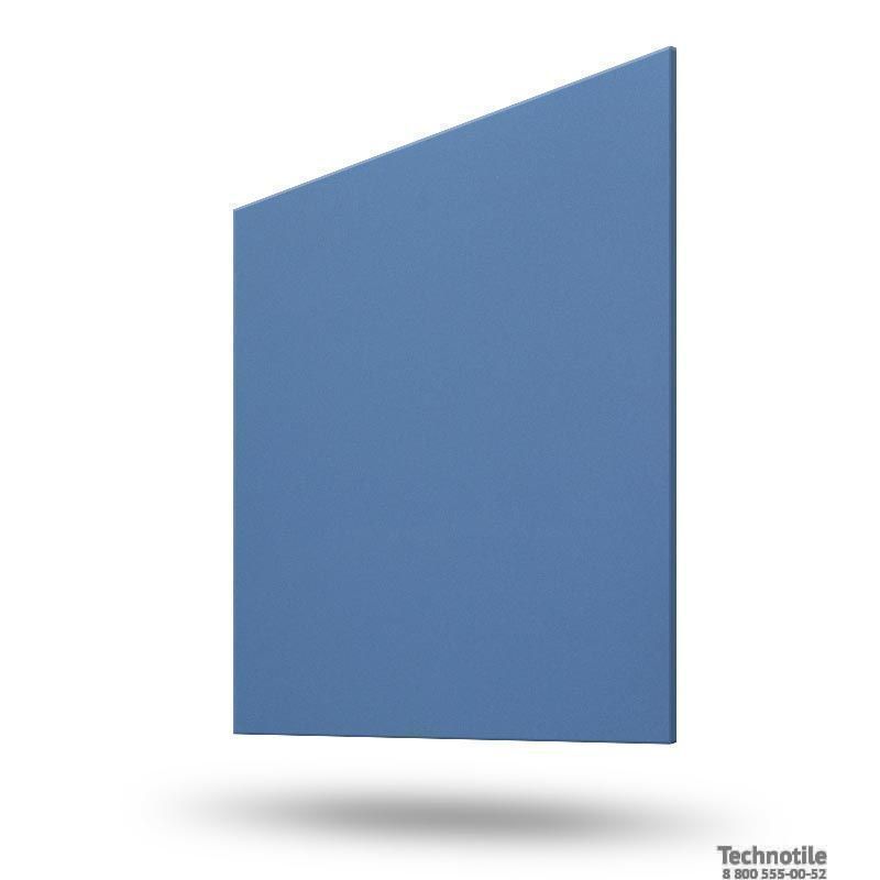 Плитка керамогранит Моноколор УФ012 Синий матовый