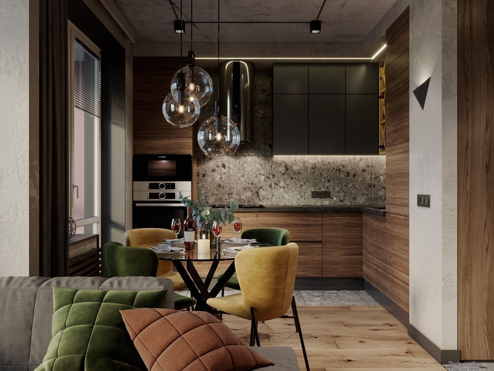 Плитка керамогранит Граните Герда Серый легкое лаппатирование