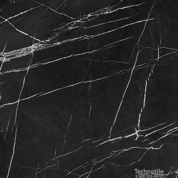 Плитка керамогранит Нейва ГР395 Черный матовый